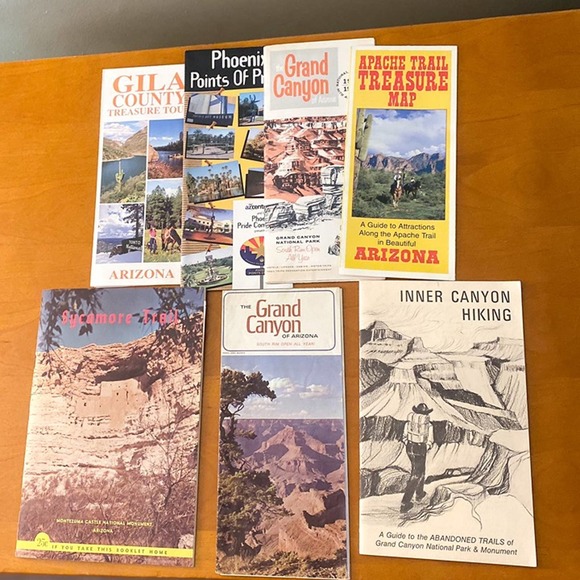 RARE Grand Canyon Collectable Paper Memorabilia 1900s Hidden Trails Lodging Etc - Picture 2 of 7